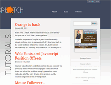 Tablet Screenshot of orangesplotch.com